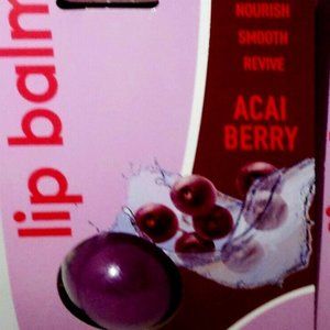 Remi Rose Nourish Smooth Revive Acai Berry Lip Balm .21 oz 6 g New